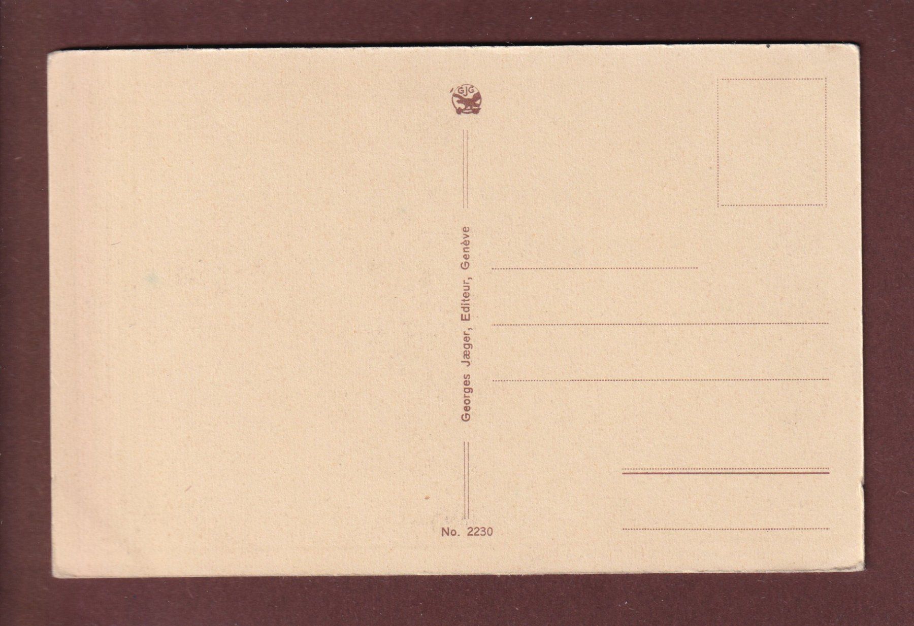 Cartoline postali: GENEVE - BIT à Pregny – Usato da Pully venduto da nicecards 1