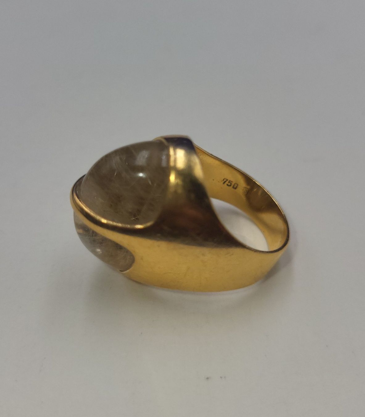Anelli: Massiv 18 Karat 750 Gold Ring Mit Stein. – Usato da Wald ZH venduto da Aniade 8