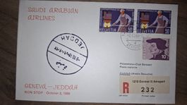 Saudi Air Lines Geneva - Jeddah 08.10.1969