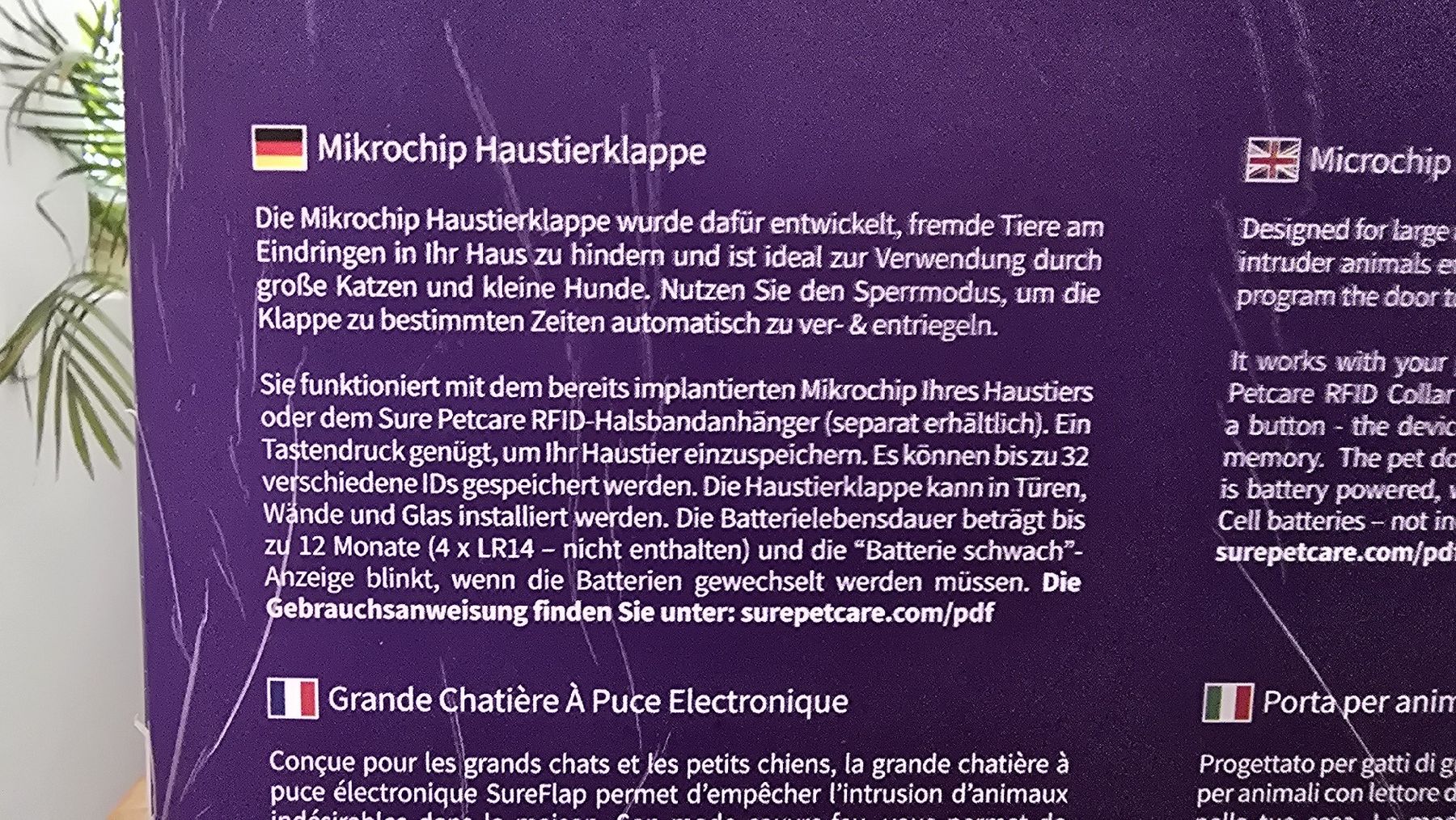 Gattaiole: Sure Flap Mikrochip Haustierklappe  – Usato da Weissbad venduto da Mc_Red 2