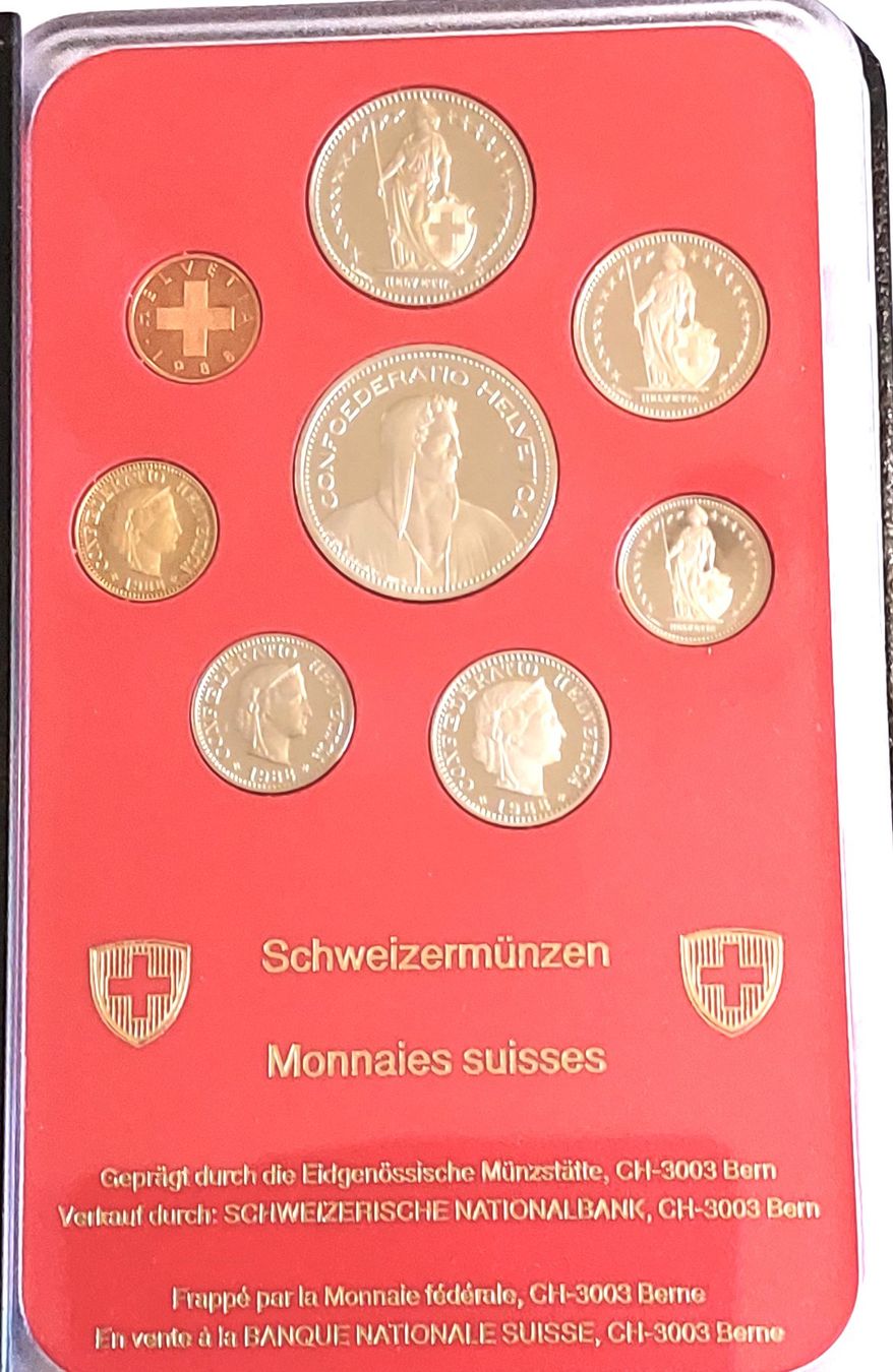 Tutti le monete: CH - Münzsatz 1988 pp – Nuovo (secondo la descrizione) da Arch venduto da repros 2