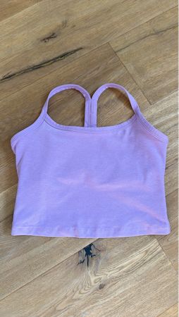 Brassière de sport BeyondYoga, parme, neuf T-S