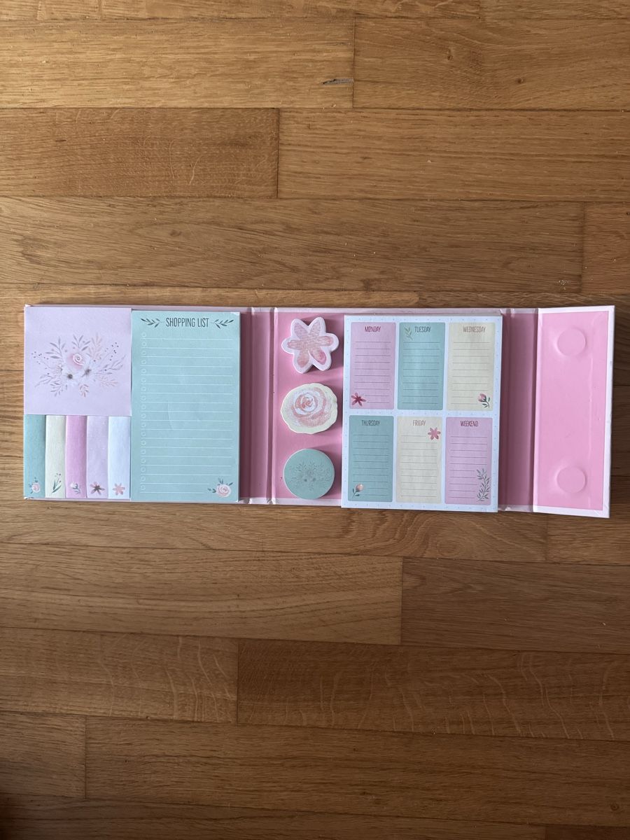 Schreibblöcke: Bloc-notes adhésifs motif floral – Neu (gemäss Beschreibung) aus Meyrin von cak_5np9
