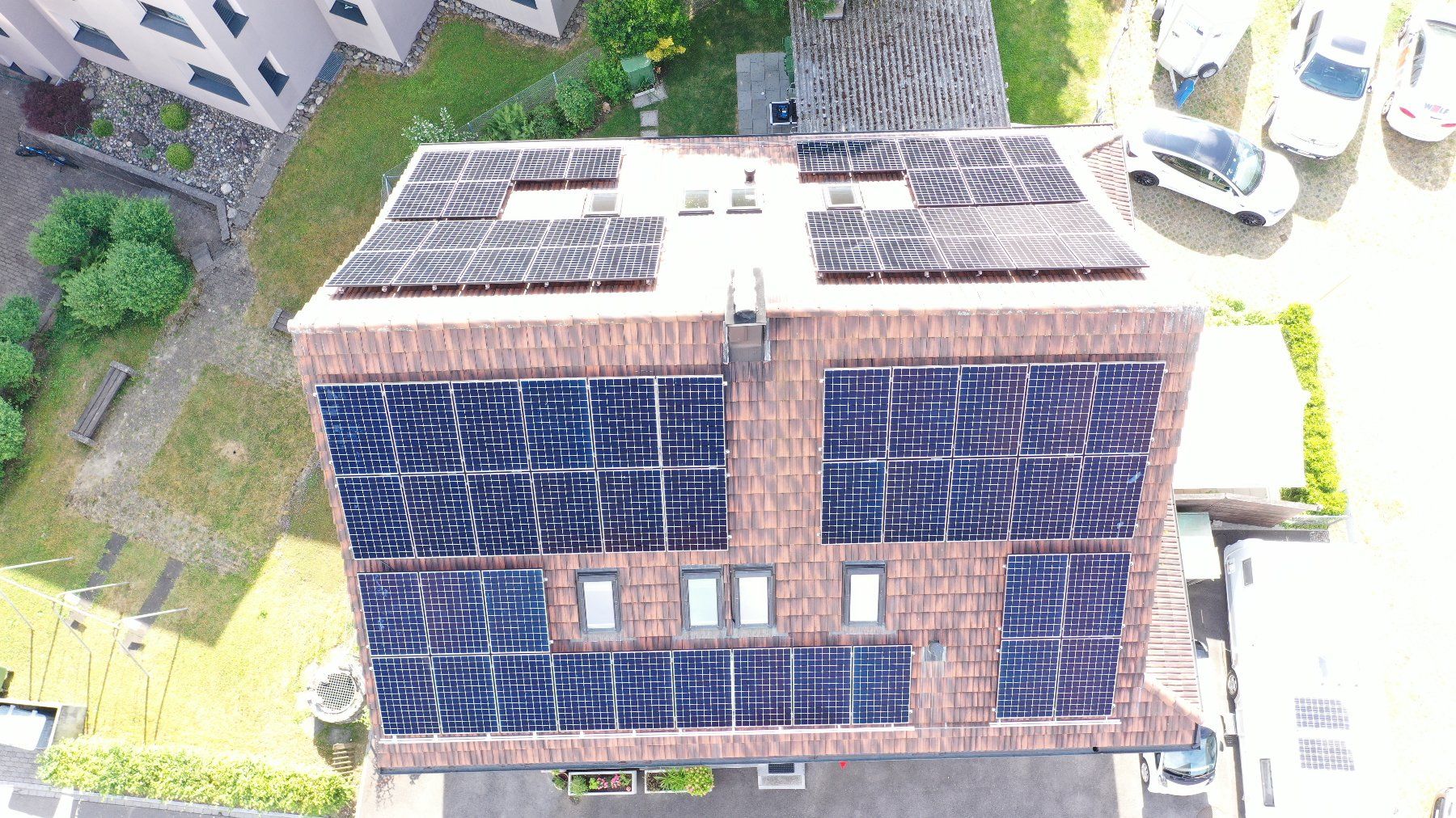 Dispositivi a energia solare: 28,8 Kw Solaranlage – Usato da Reinach AG venduto da Yig