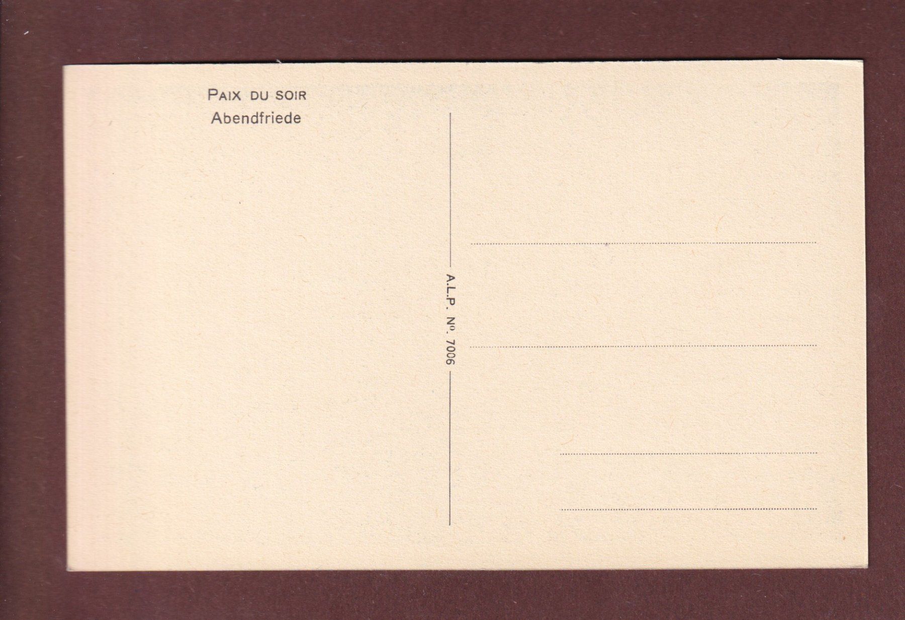 Cartoline postali: LAC LEMAN - Paix du soir – Usato da Pully venduto da nicecards-shop 1