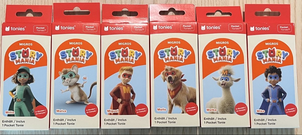 Hörbücher: Tonies 6x from Migros – Neu und originalverpackt aus Zug von talivo