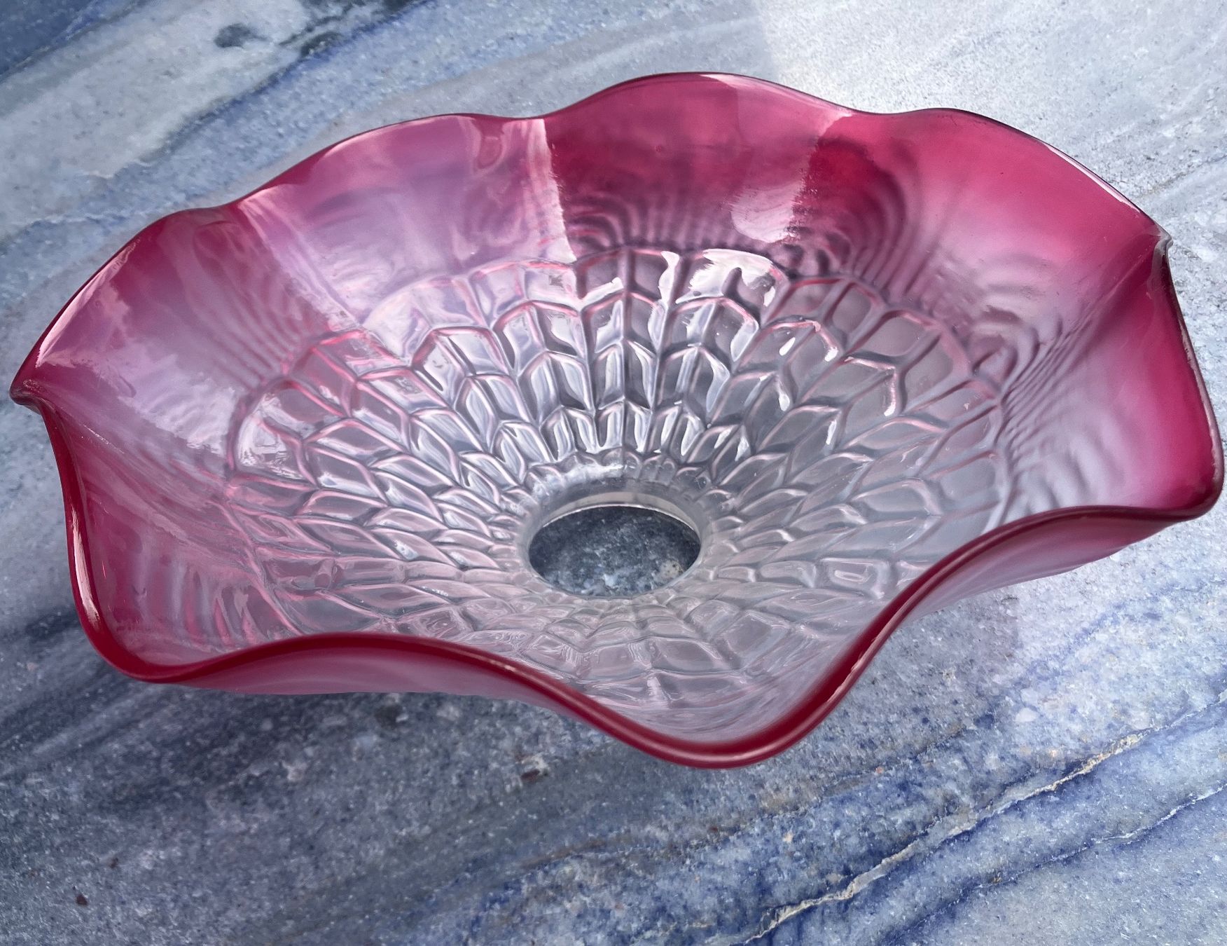 Kronleuchter & Deckenlampen: Antik Jugendstil Deckenlampe mit Opalin Glasschirm – Gebraucht aus Zürich von otomado 3