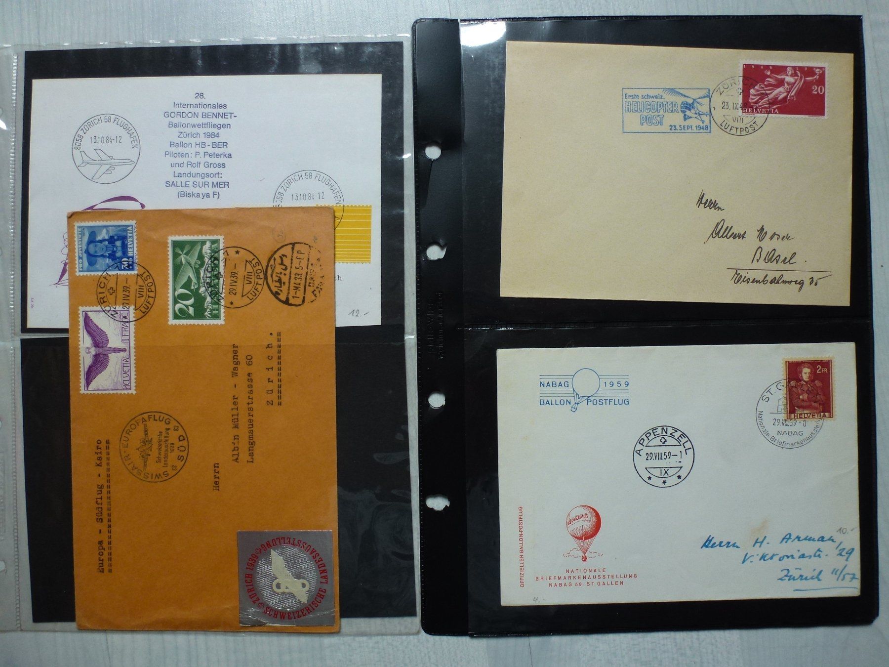 Tutti i francobolli: Lot ++ Interessante Schweizer Beleg-Sammlung ab 1909 – Usato da Walkringen venduto da Casablanca777 8