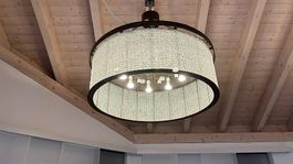 Design-Kronleuchter Glasrosen handgefertigt (2 Stück)