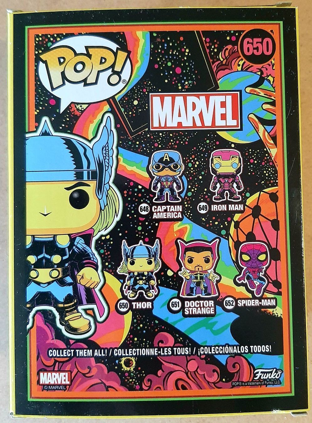 Funko Statuette: Funko Pop Marvel Thor Black Light – Nuovo e nell'imballaggio originale da Montet (Glâne) venduto da KOADA 1