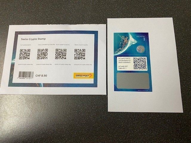 Tutti i francobolli: Swiss Crypto Stamp Token ID 1 Matterhorn – Nuovo (secondo la descrizione) da Emmen venduto da Aribini 1