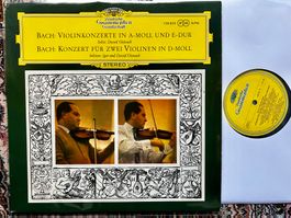 Bach Violinkonzerte David & Igor Oistrach  LP GEWASCHEN