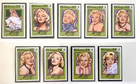 1995 - Gambia Satz  ** Marilyn Monroe