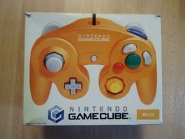 Originaler Gamecube Controller Orange (JP) OVP/CiB (NEU)