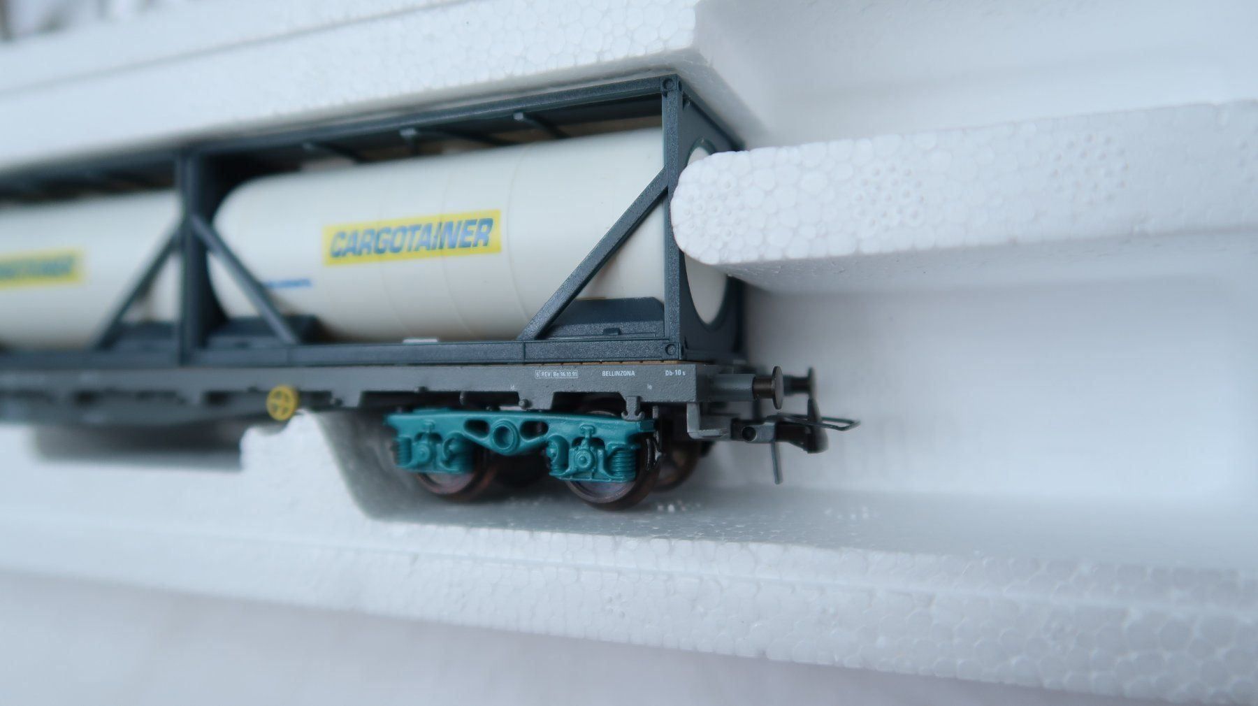 Hag Modelleisenbahnen: HAG Nr.396 SBB Tankcontainer Cargotainer – Neu (gemäss Beschreibung) aus Muttenz von Laeckerlihamschter 4