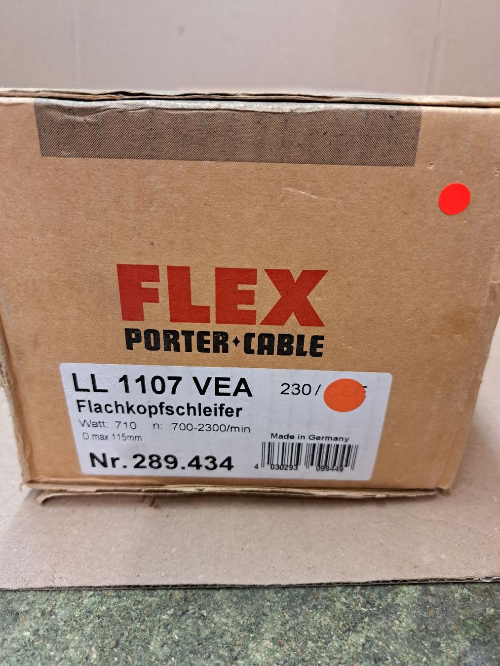 Flex Schleifen & Polieren: Flex LL 1107 VEA Unbenutzt mit Zubehör – Neu und originalverpackt aus Ebikon von inf_9pqv 4