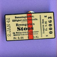 Billett  Stoos - Bremgarten
