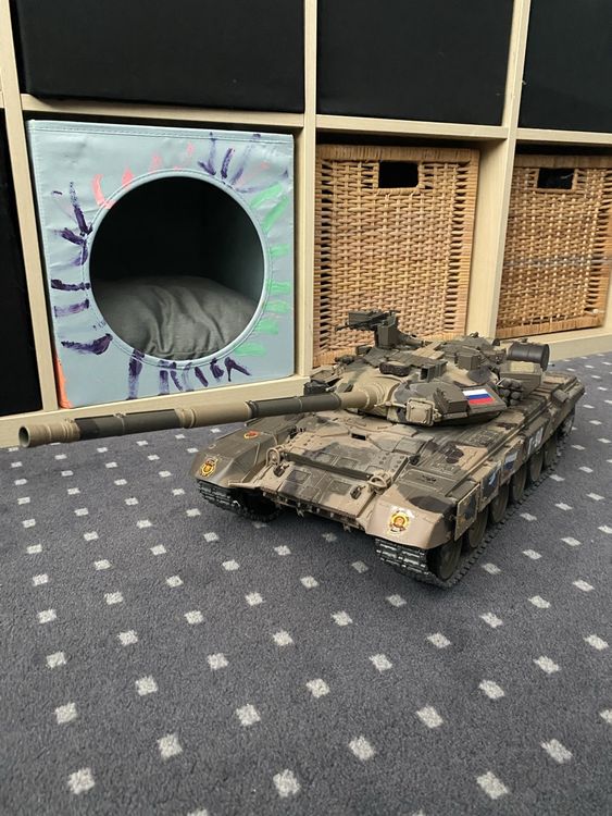 RC Panzer T90 1:18 Mit Schussfunktion - 2.4GHz Fernsteuerung Mit Rauch & Sound