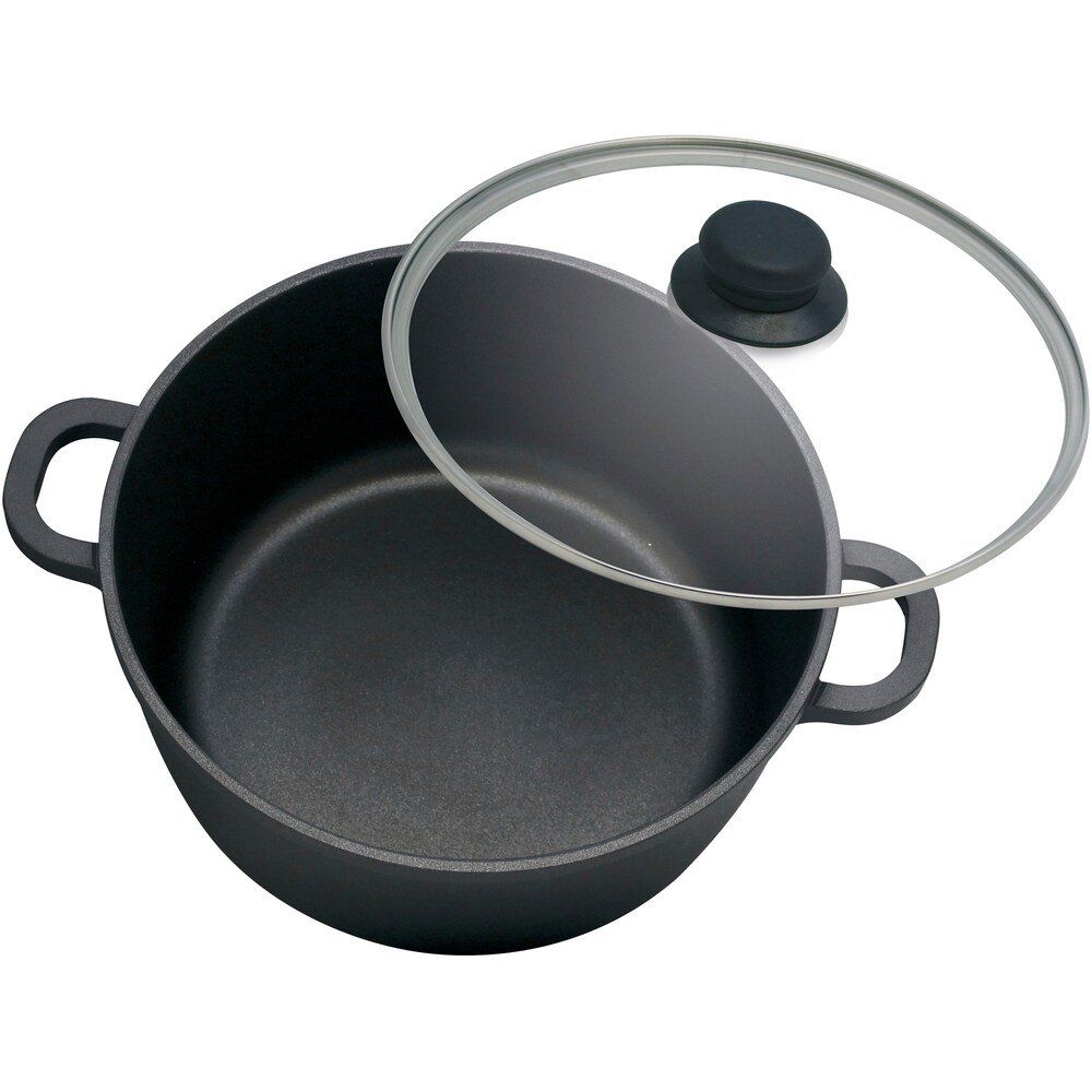 Elo Casseroles: ELO Topfset Black Cast 3-teilig mit Glasdeckel – Neuf avec emballage d'origine à Kägiswil par nick333 2