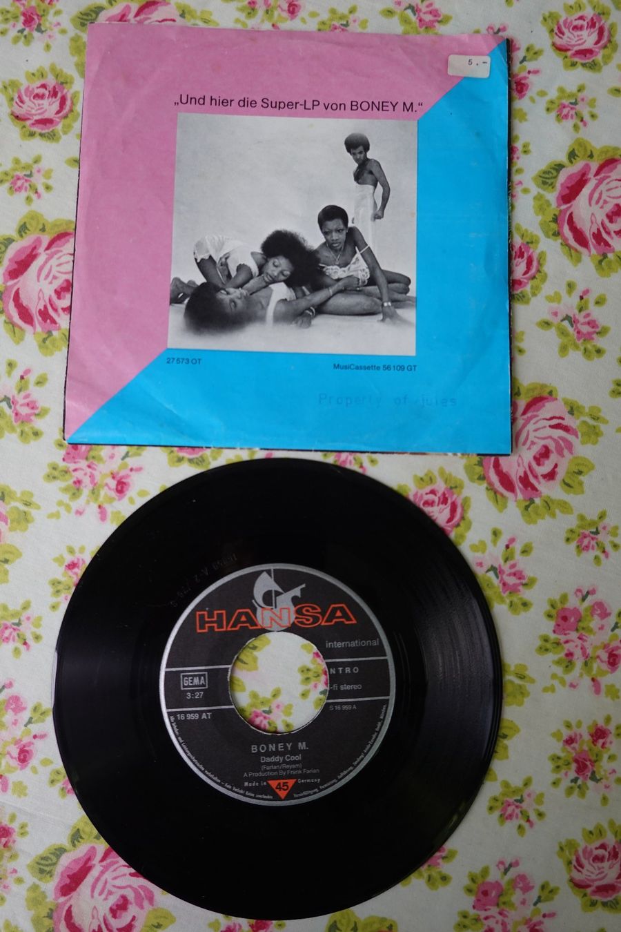 Schallplatten: Boney M. Daddy Cool - Single Schallplatte Vinyl – Gebraucht aus Jona von JOberg_25 2