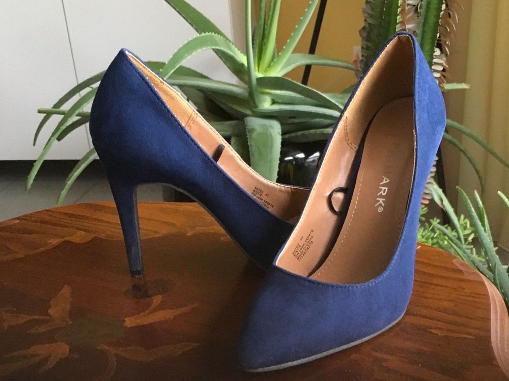 High Heels Pumps 37 sehr edel in blau und 10cm Absatz | Kaufen auf Ricardo