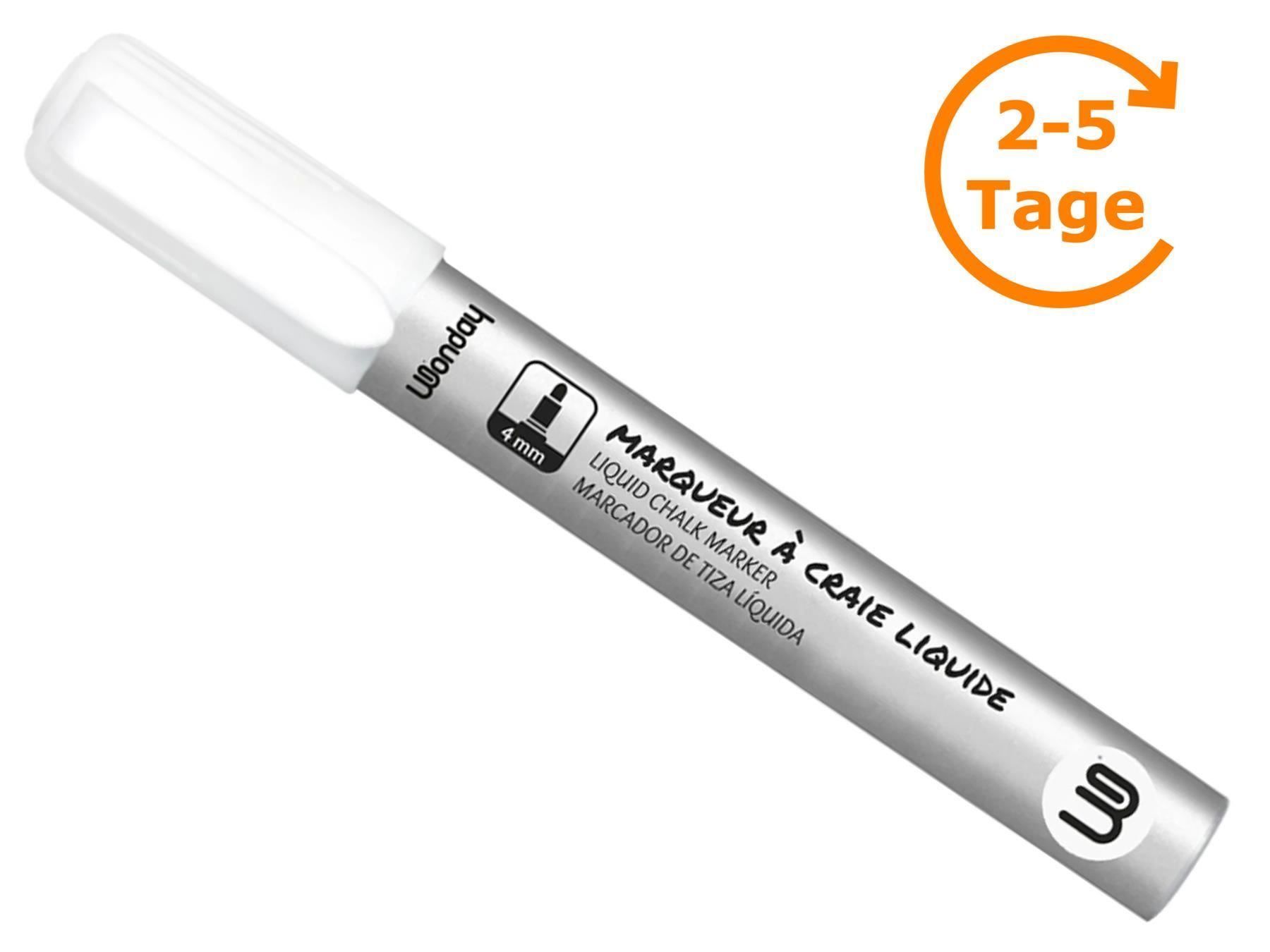 Penna & Evidenziatori: Kreidemarker, Rundspitze, weiss – Nuovo e nell'imballaggio originale da St. Gallen venduto da cointec