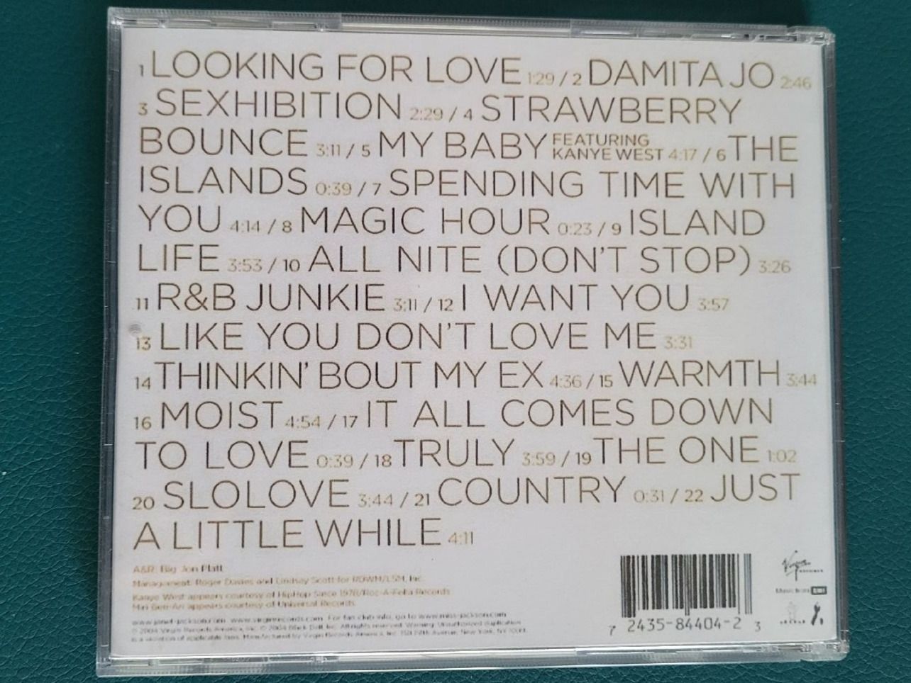 CD: Janet Jackson   Damita Jo – Usato da Gossau SG venduto da tano09 1
