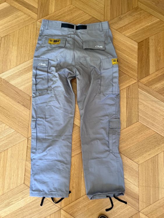 Corteiz Pantalon Cargo pour Homme Taille Haute Pantalon Droit