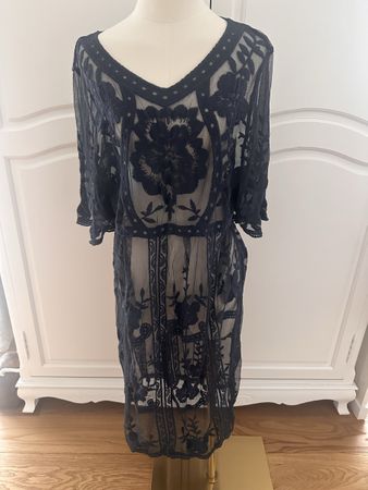  Strandkleid navy s/m neu