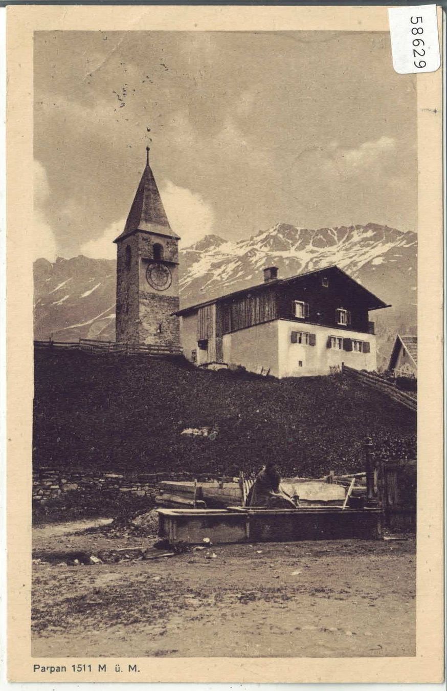 Cartes postales: Parpan - Kirche – D'occasion à Ettingen par Kartenplanet