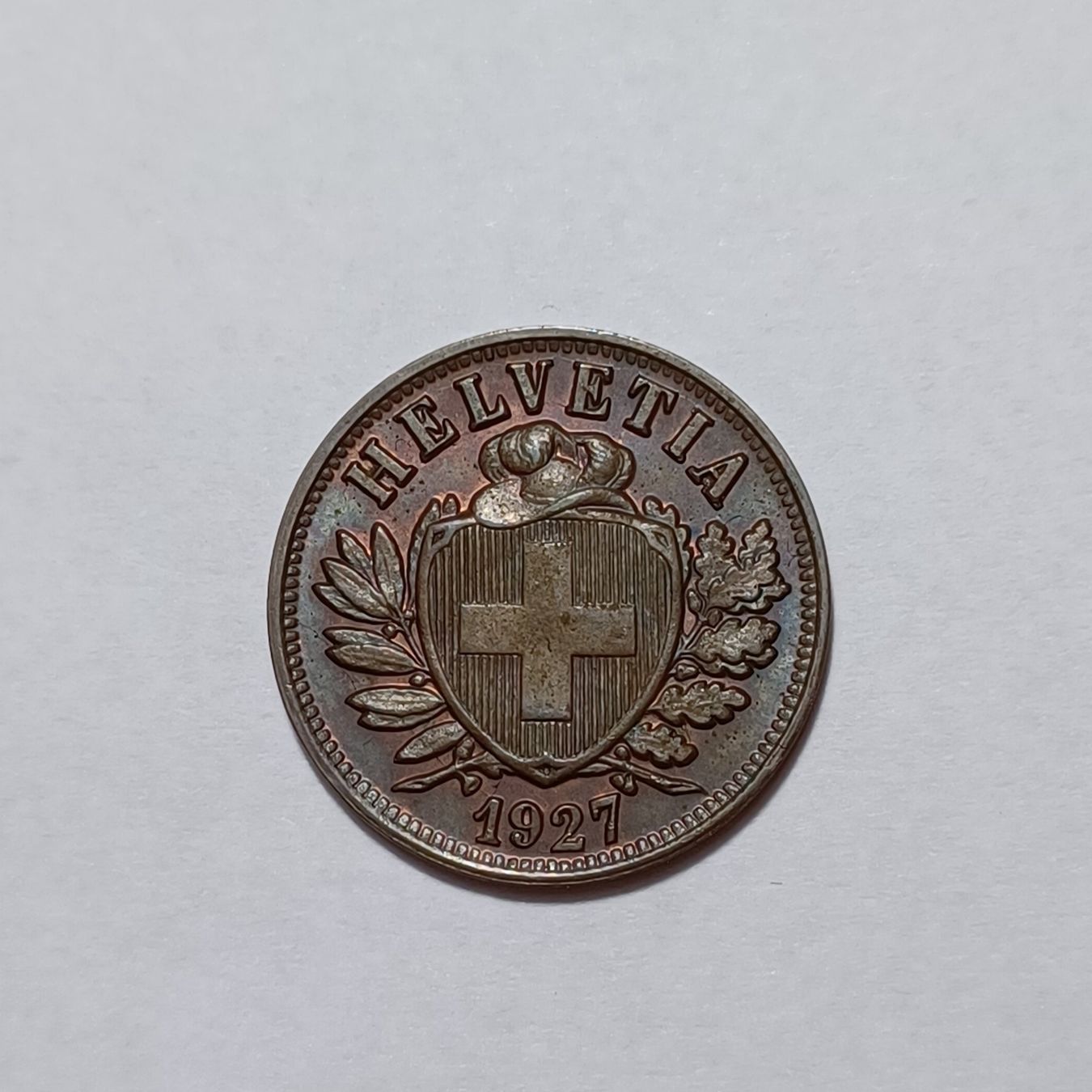 Tutti le monete: 2 Rappen 1927 unz – Nuovo (secondo la descrizione) da Pfäffikon ZH venduto da Schweizer_Muenzen