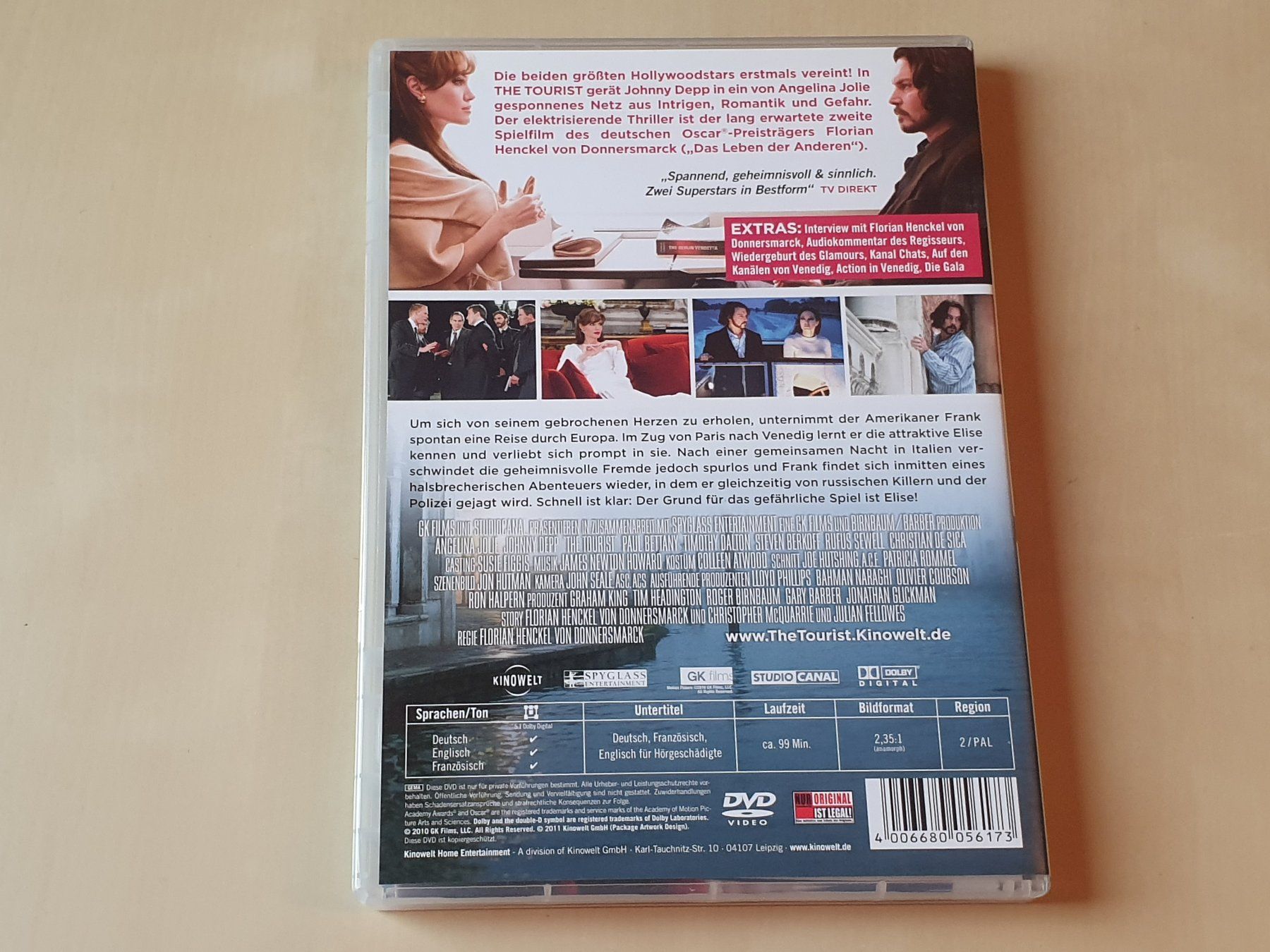 Tous les DVDs: The Tourist – D'occasion à Stansstad par collectorsshop 1