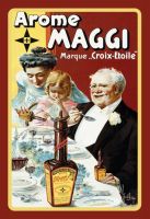 Blechschild-MAGGI-AROME MAGGI-MARQUE CROIX-ETOILE