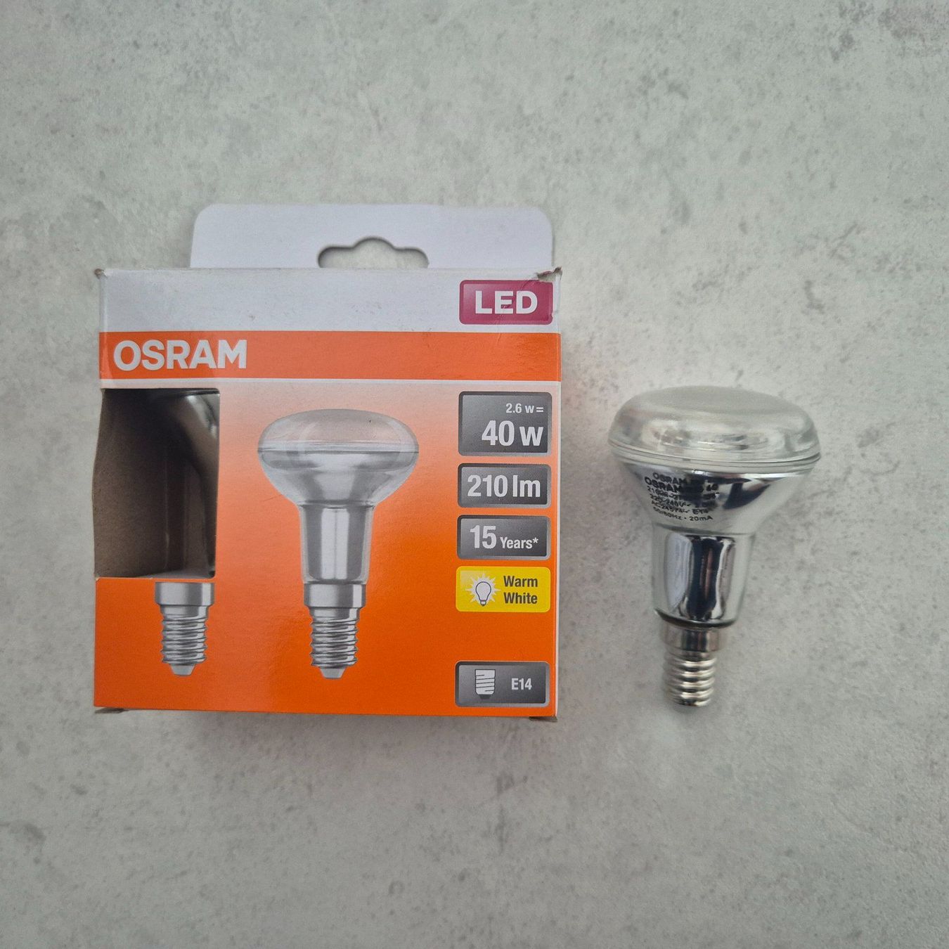 Componenti elettronici: OSRAM LED 40W, 210 lm, warm white – Nuovo (secondo la descrizione) da Oberwil-Lieli venduto da Lastwagen