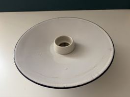 Vintage Emaille-Lampe Industrie-Design -Top Zustand!