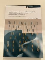 Recht im Betrieb Management-Basiskompetenz 6. Auflage - NEU