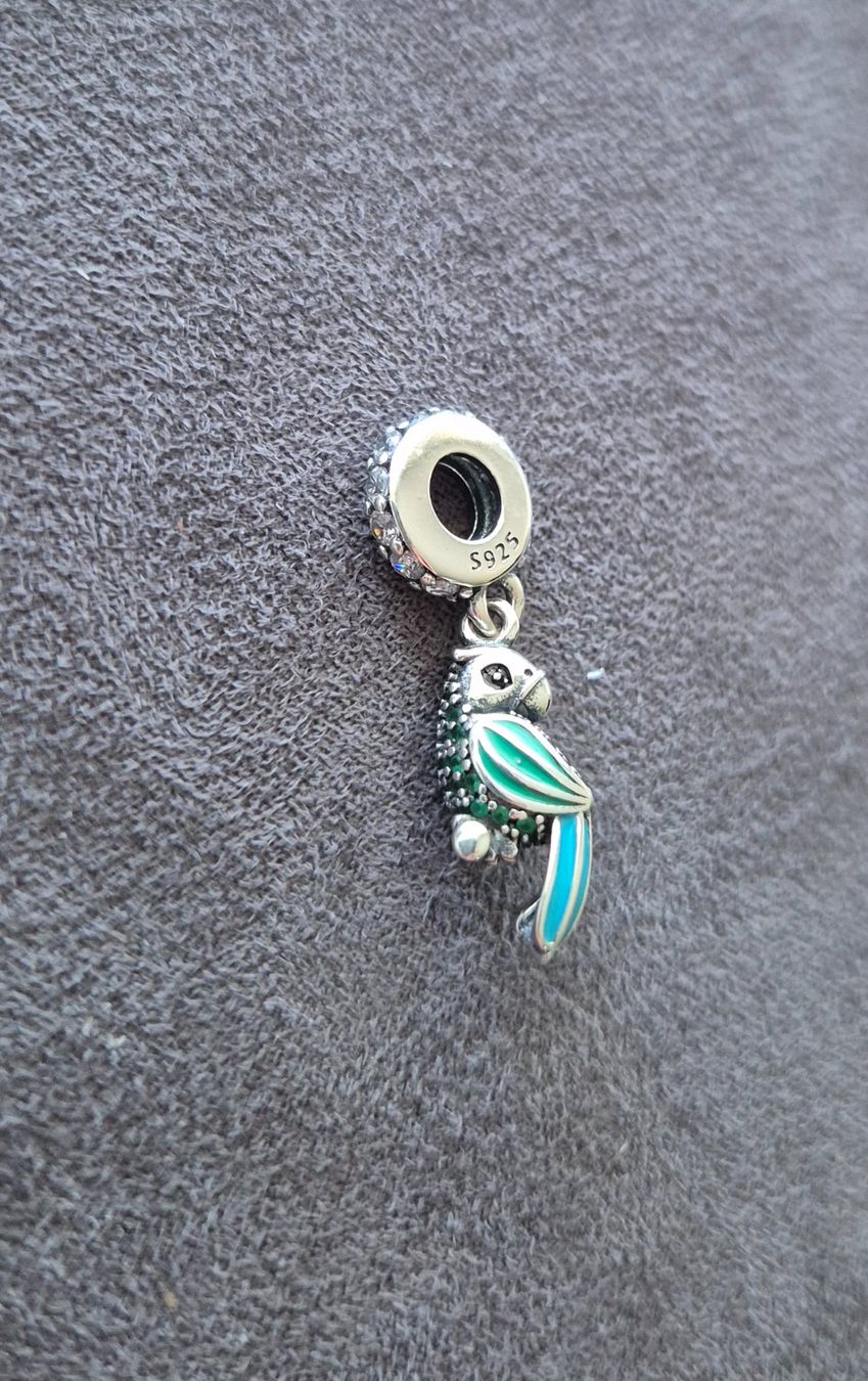 Ciondoli: Silber Charm Papagei +Garantie – Nuovo (secondo la descrizione) da Rotkreuz venduto da Carbone_Bijou-Shop