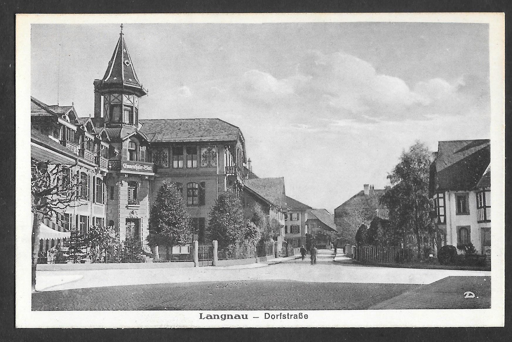 Cartes postales: Langnau Dorfstrasse Feldpoststempel – D'occasion à Olten par clotaldi
