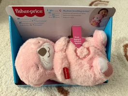Fisher-Price Schlummer-Otter in Pink – Kuscheltier mit Musik