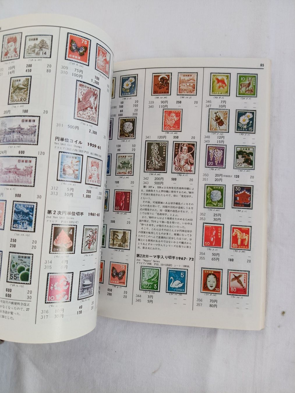 Tutti i francobolli: Briefmarkenkatalog Japan 1975 – Usato da Winterthur venduto da Sacramons 6