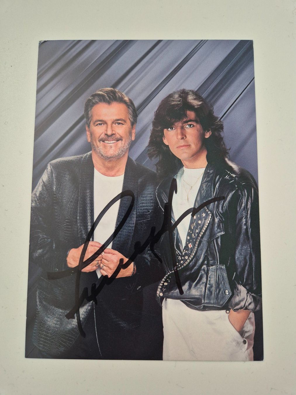 Autografi: Autogrammkarte Thomas Anders Originalunterschrift – Nuovo (secondo la descrizione) da Eglisau venduto da nicij79