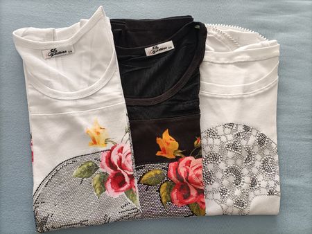 Kleiderpaket mit 3 Shirts in Grösse S/M, NEU!