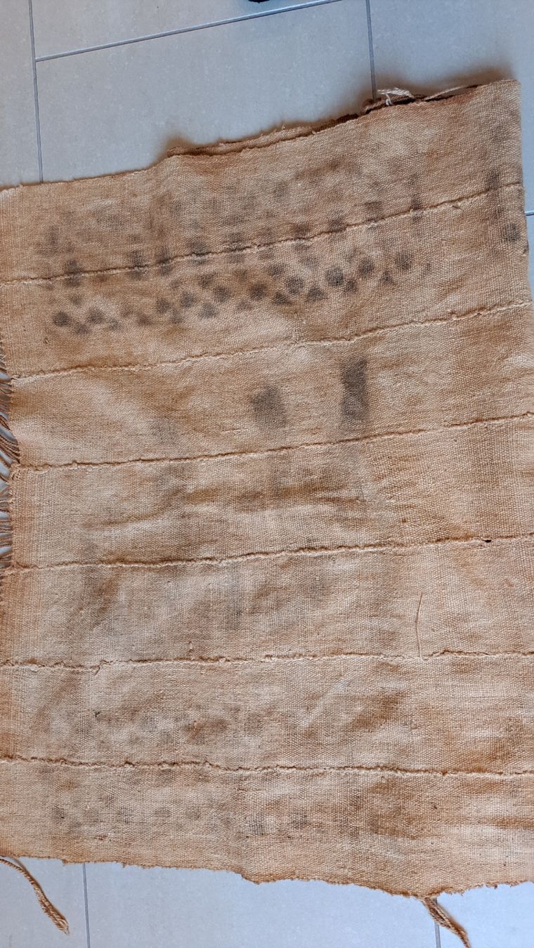 Tessuti: altes Handgefertigtes Batik Stoff Panel – Usato da Riehen venduto da Appia48 3