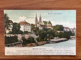 AK   1902 Basel Münster uralt    (G2333)