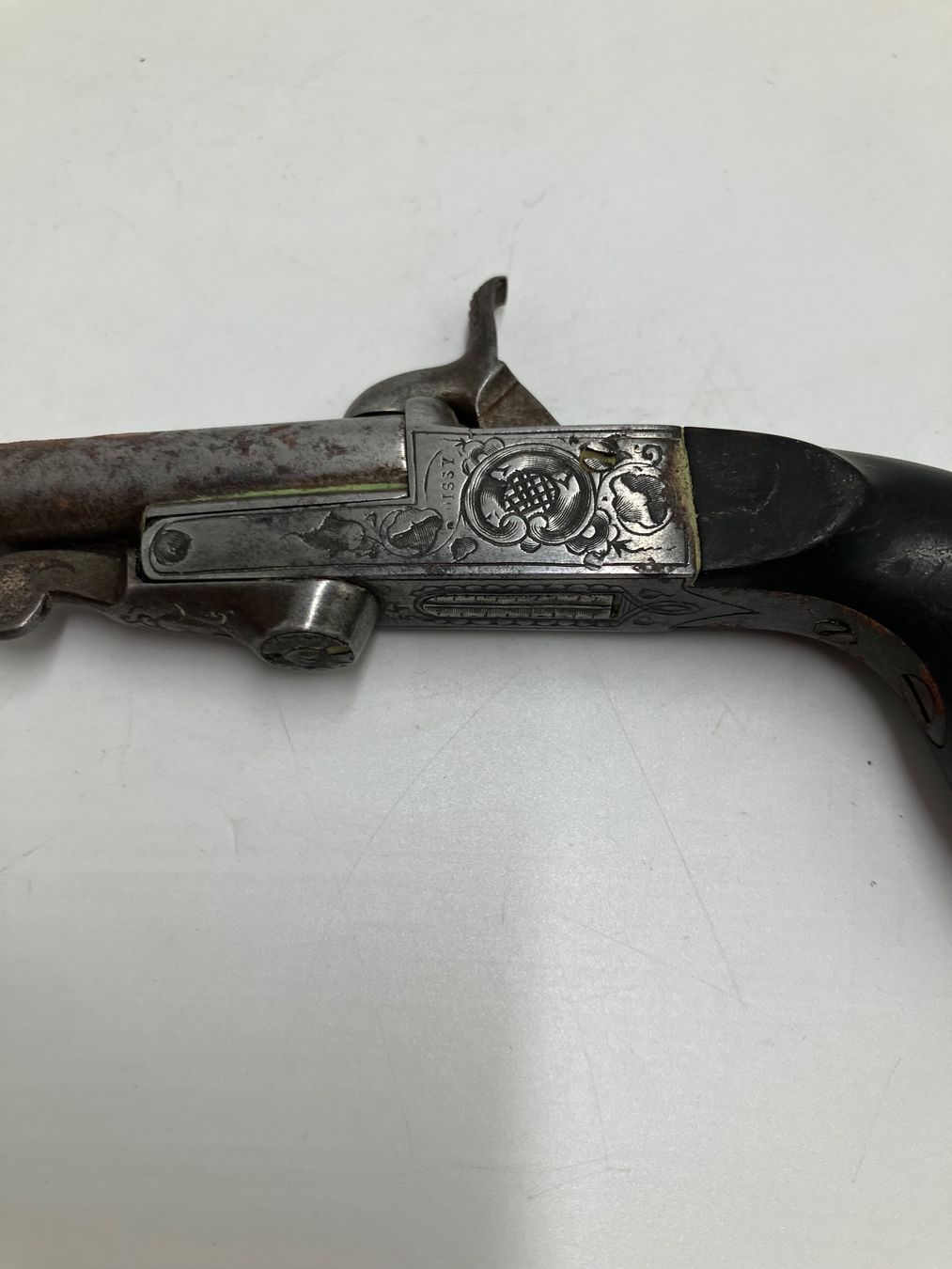 Tiro con l'arco: Pistolet  ancien de collection – Usato da fribourg venduto da Retroverso 4