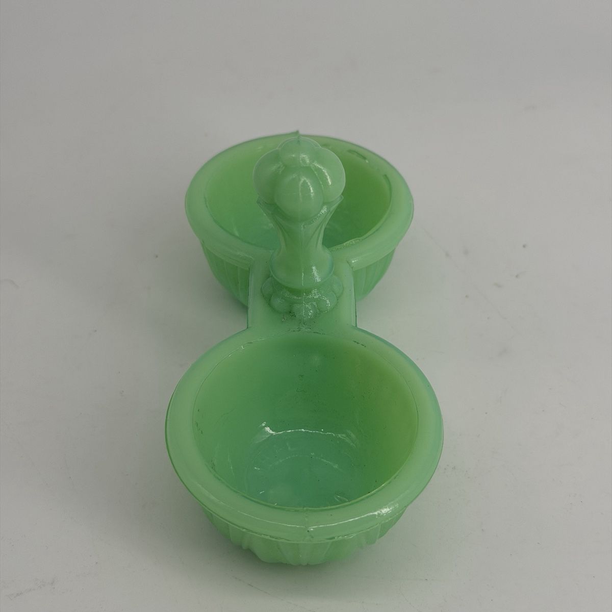 Ciotole: Double coupelle opaline verte vintage – Usato da Vessy venduto da _Callidus_ 1