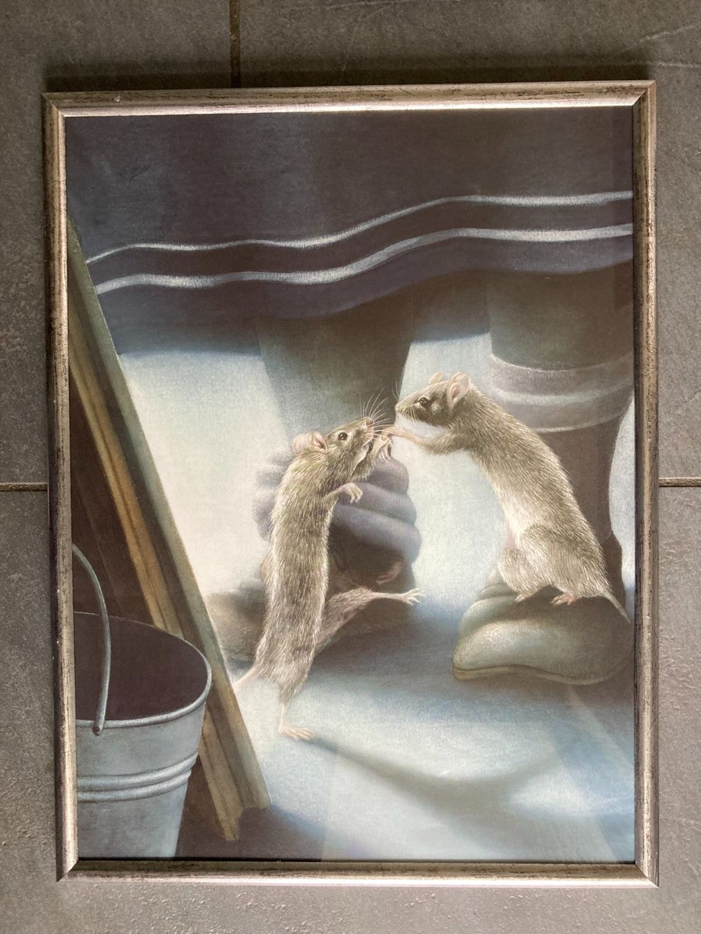 Foto & Immagini: FRIEDRICH  HECHELMANN   MÄUSE  Kunstdruck von Gemälde – Usato da Subingen venduto da ArtBead 6