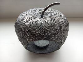 Metall-Apfel, Sommerwindlicht Deko, Neuwertig!
