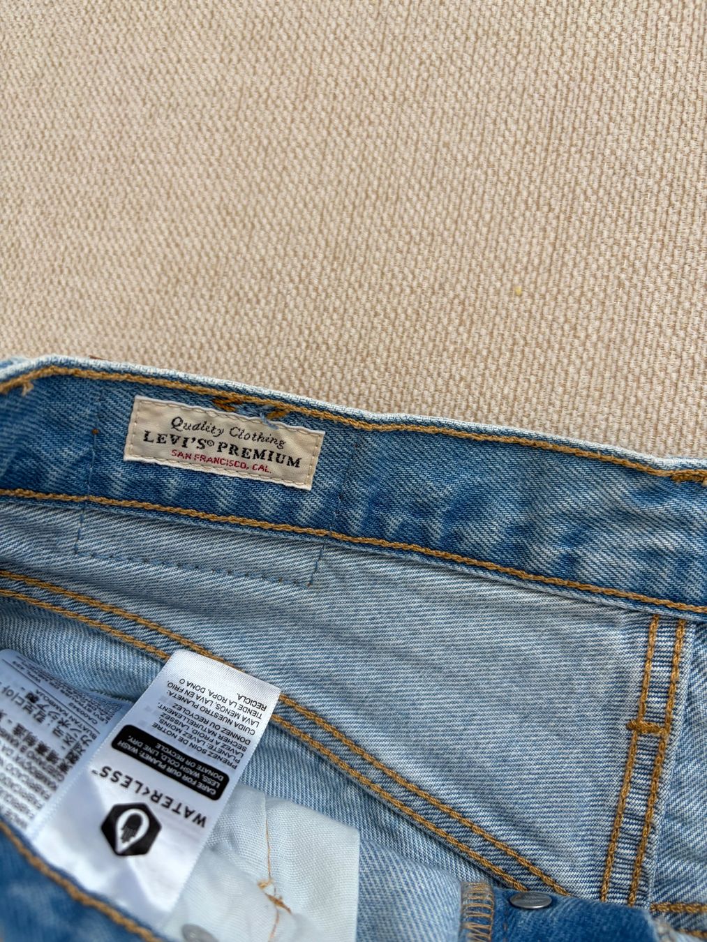 Levi's Jeans: Levi's Original 501 Shorts Gr. 27 light blue – Usato da Lachen SZ venduto da dar_hjg9 2