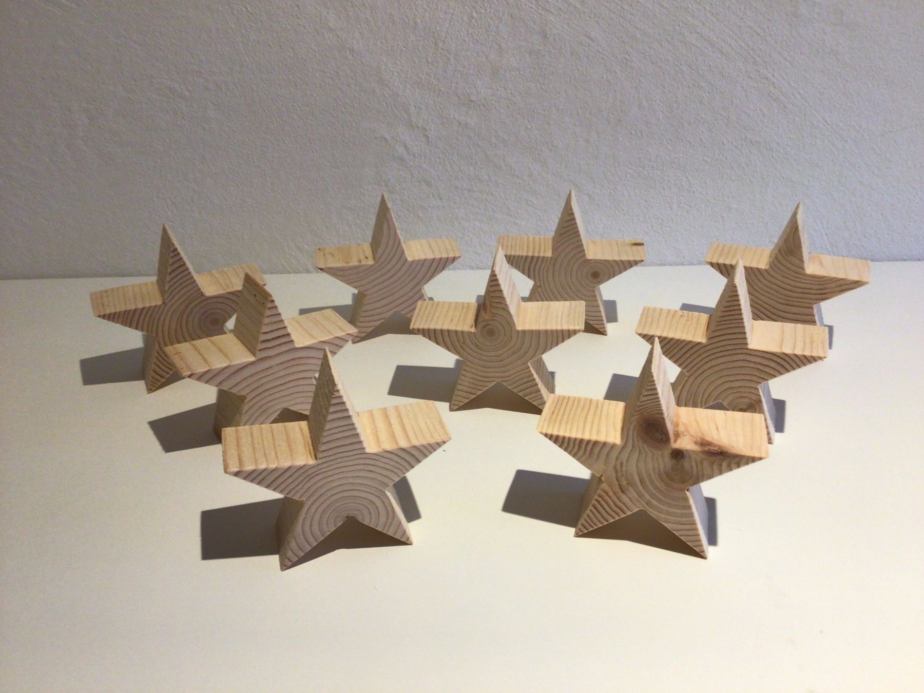 Tutte le decorazioni: 9 Holzsterne Tanne – Nuovo (secondo la descrizione) da Benken SG venduto da Hagli76